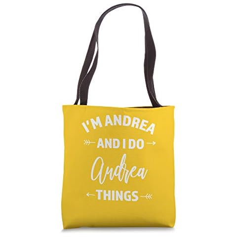 Cute Andrea Things Personalized Name Gifts Tote Bag Cover