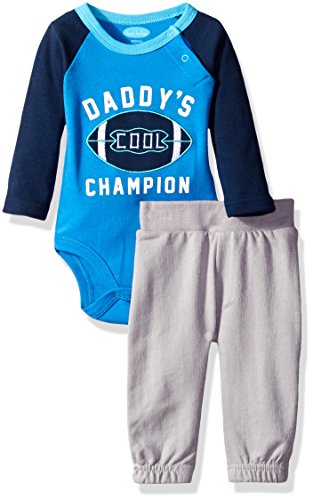 BON BEBE Baby Boys' 2 Piece Bodysuit Set with Sweatpant