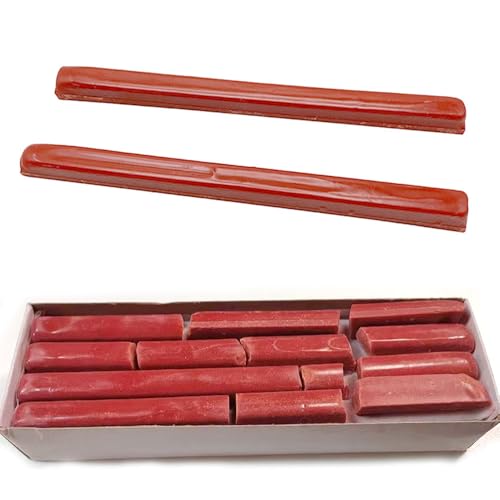 Image of JuxLux 140 Gram Lapidary DOP Wax Faceting Strong Hold Dopping Wax Sticks for Lapidary DOP Wax Melting Pot Stone Heater Cabochons Cabbing Forming Buffing Polishing Cutting Dapping Diamond Ring Jewelry