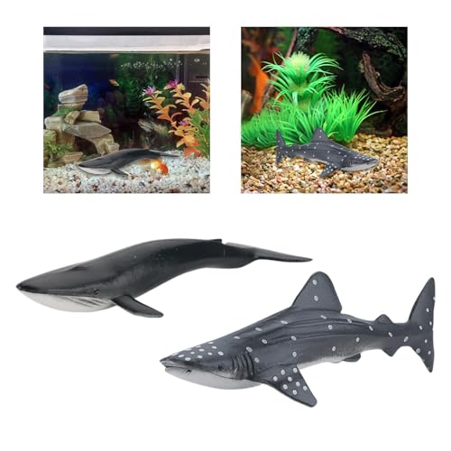 Image of BNF2xWhale Figurine Home Decor PVC Model Educational Toy for Toddlers Age 3+ Kids Blue Whale|Toys & Hobbies|Toys & Hobbies|0