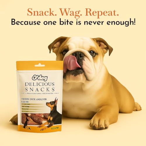 Image of PETS EMPIRE O'Dog Chicken, Duck and Liver Kabobs Stick, Healthy Dog Treats, Chewy Dogs Sticks for Training and Feeding, Made with Real Chicken, Duck, Non-Vegetarian Snacks for Dogs, Puppies - 100g