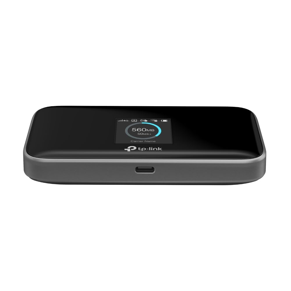 TP-Link M7750 Routeur 4G+ LTE Cat12 Portable, WiFi AC1200 Double Bande, Jusqu'à 600 Mbps, Carte Nano SIM, Batterie 15h, Écran Couleur, Jusqu'à 32 Appareils, tpMiFi App