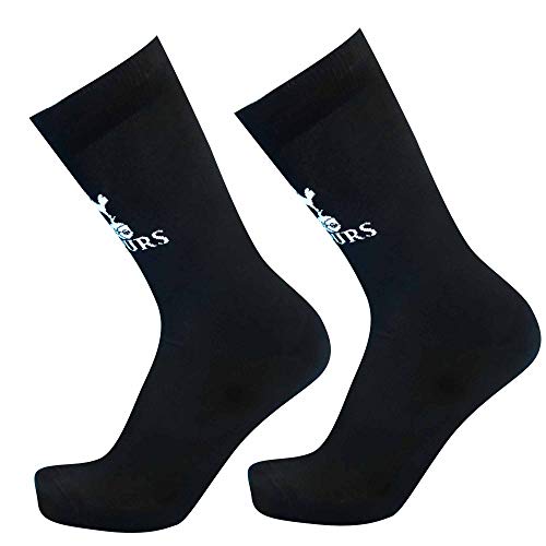 Image of GIFTS 4 ALL Official Pair of Spurs Football Crest Socks (Adults Size 8-11), Mens Formal Dress Wedding Socks for Fans