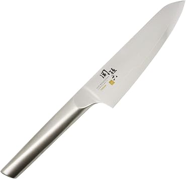 Kai Corporation AB5290 Santoku Knife, Seki Sonroku 1000ST 6.5 inches 165 mm, Made in Japan, Dishwasher Safe