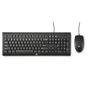 HP C2500 Wireless Keyboard and Mouse (Black)