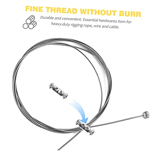 Artibetter 20 Peças Braçadeira De Corda De Fio Clipes De Cabo Braçadeira De Fio Fixadores De Corda D