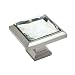 Cosmas 5883SN-C Satin Nickel Cabinet Hardware Square Knob with Clear Glass - 1-1/4" Square