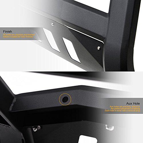 Stehlen 714937183759 Advance Series Bull Bar - Matte Black For Ram 1500 2009-2018 / Classic 2019-2022 #TOP3