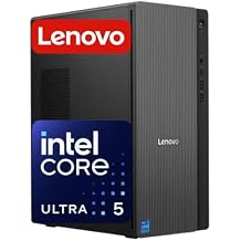 Lenovo IdeaCentre Secure & Productive Business Tower Desktop, Intel 10-Core Ultra 5 225, 16GB DDR5 RAM, 1TB Storage512GB SSD & 500GB HDD Wi-Fi 6E, USB-C, HDMI + VGA, RJ-45, Windows 11 Pro