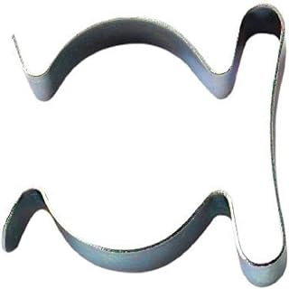 Merriway BH04494 (10 Pcs) BZP Spring Steel Tool Clips Terry Grip 16-24 mm (5/8 - 1 Inch) - Pack of 10 Pieces