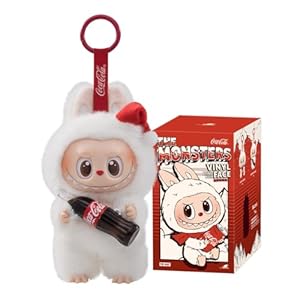 POP MART The Monsters Coca-Cola Series-Vinyl Face Plush Pendant de Acción Popular Figura Coleccionable y Adorable Juguete Artístico Regalo Creativo 1PC