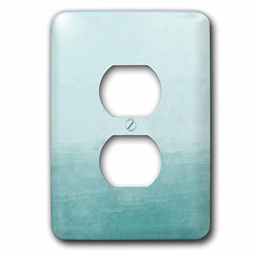 Cache de prise bleu aquarelle 3dRose lsp_217560_6 finition de prestige