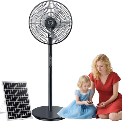 Ventilador de pedestal oscilante de 3 velocidades con control remoto 2