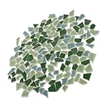 MAGICLULU Keramik Mosaikfliesen Unregelmäßige Bunte DIY Mosaiksteine für Heimdekoration Basteln Badezimmer Küche Kunstprojekte