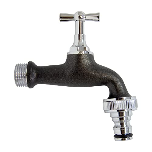 S&M 590214 COLORTAPS Bateria ogrodowa z automatycznym gniazdem do węża