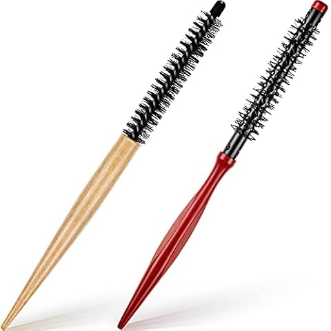 2 Pcs Small Round Hair Brushes Cover