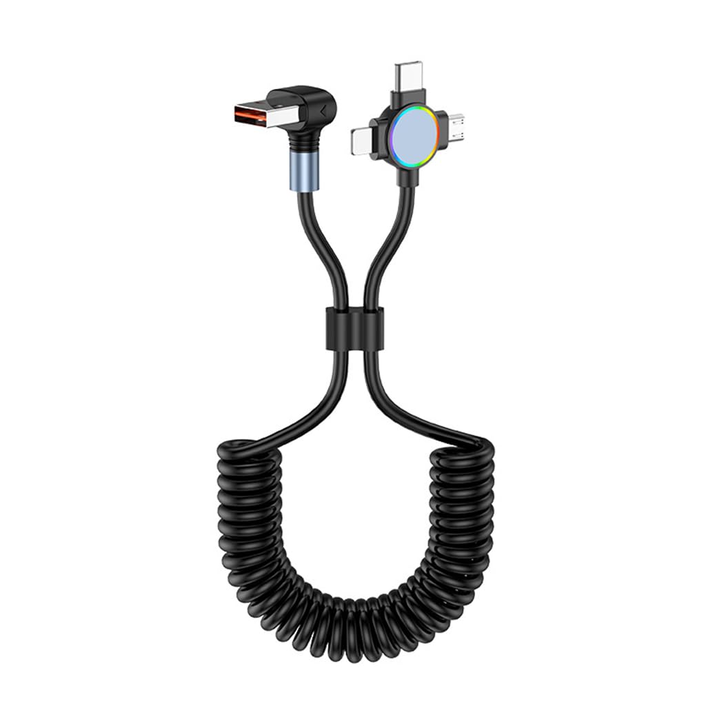 Zeitel® 3 in 1 USB Charging Cable Travel Multi Ports Car Fast Charging Cable Support Carplay & Data Transfer, USB PD Fast Charging Retractable Coil Charging Cable for Type C Devices, Laptop, Auto (B0CQRCGJ1S) Amazon Price History, Amazon Price Tracker