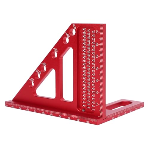 Regla de medición de ángulos 3D CNC aluminio miniatura 1