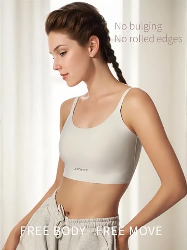Image of Light to Moderate Pressure Binder Bra,Adjustable Thin Straps Chest Binder for Women,Breathable Daily Wear for Beginner
