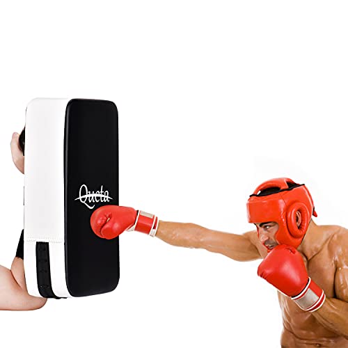 Queta Schlagpolster Schlagkissen PU Leder Handpratzen Schlagpratzen Kickschild Boxsack für Kickboxen Thaiboxen Karate UFC MMA (1PSC)