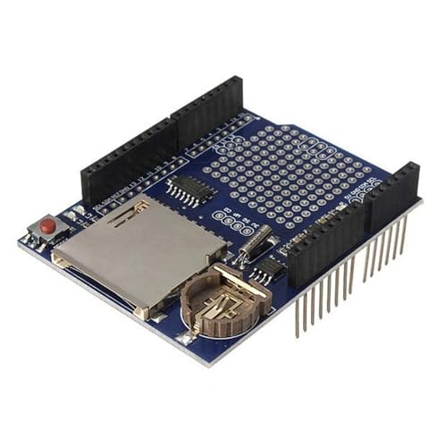 Image of Data Logging Shield XD-204 Data Logger Module Logging Shield Data Recorder Shield for Arduino UNO w /SD Card