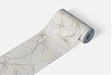 AG Design Bordure Autocollante Feuilles d'or, AWB 8436 | Décoration Étanche pour Murs, Rev...