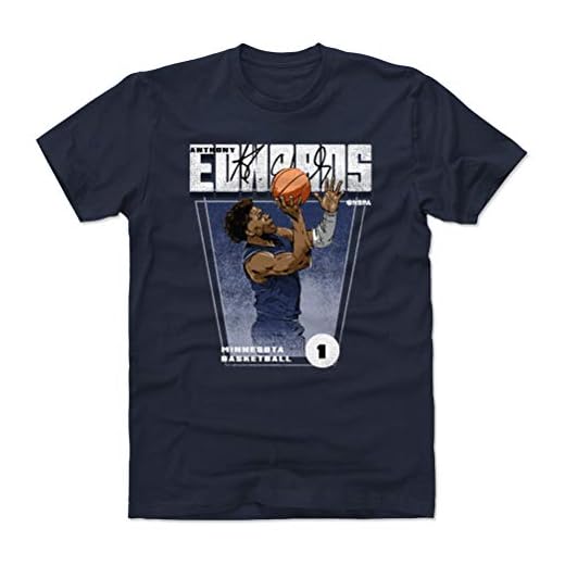 Anthony Edwards Shirt (Cotton, Large, True Navy) - Anthony Edwards Premiere WHT