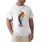 Kid Rapper Cudi T Shirt Men's Summer Cotton Classic Street Hip Hop Round Neck Sports Short Sleeve for Mens Print Vintage Tee
