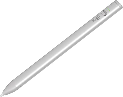 Logitech Crayon - Lápiz digital para iPad (iPad con puertos USB-C), color plateado (renovado)