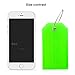 BlueCosto 2 Pack Luggage Tag Label Suitcase Tags Travel Bag Labels w/Privacy Cover - Green