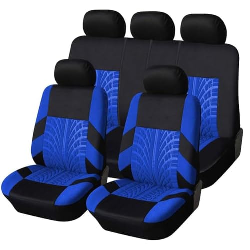 GYHRLG Coprisedili Auto Set per Mazda 2 Hatchback (DL,DJ) 2015-2019, Confortevole Traspirante Protezione per Sedili Completo Set Completo di Coprisedili Interno,C