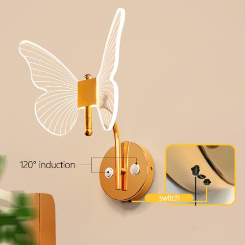 Lámpara de pared con sensor regulable 3000K 6000K para pasillo 3