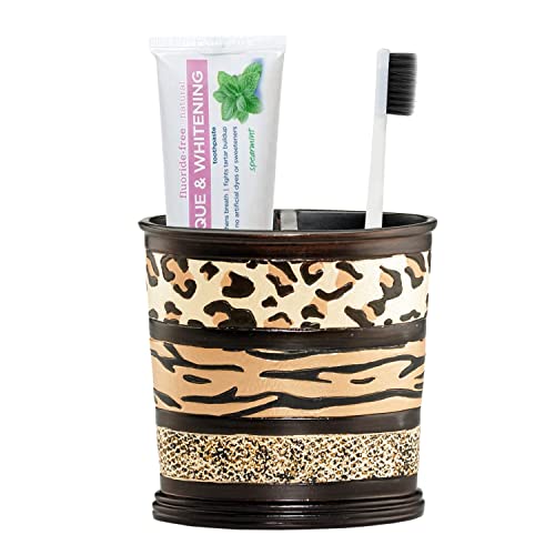 Popular Bath Toothbrush Holder, Jezella Collection, Animal Print #TOP3