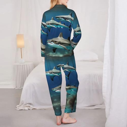Pyjama requins Hammerhead EdWal fini le froid nocturne avec cet ensemble - 5