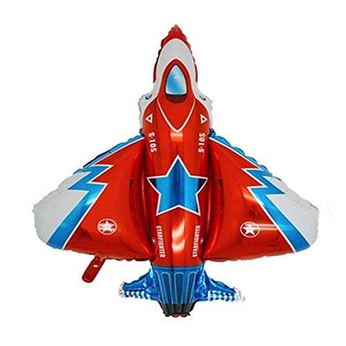 Tuepull 42" Fighter Jet Airplane Ballons Cartoon Flying Party Birthday Foil Ballon Decor Aircraft Kids Toy #TOP2