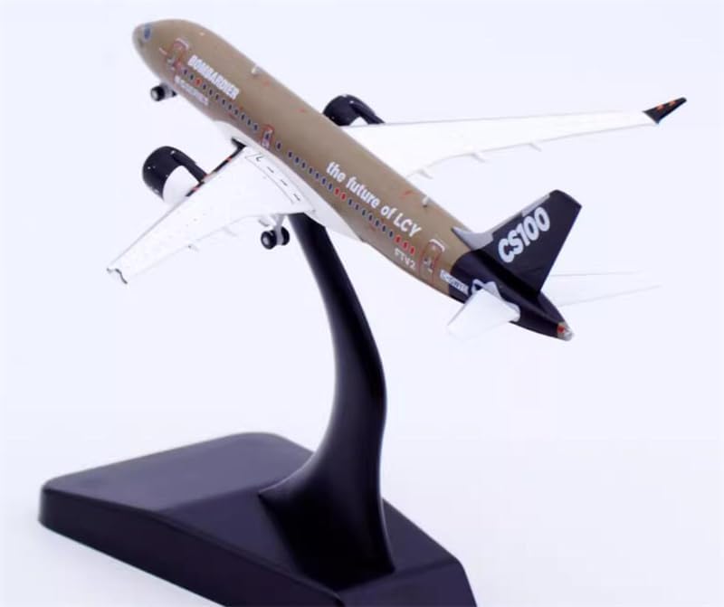 ACE HOBBY for JC Wings for Bombardier CSERIES CS100 C-GWYD The Future of LCY FTV2 1:400 Aircraft Pre-Built Model