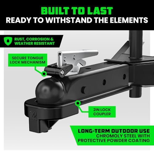 image for Rhino USA Trailer Hitch Lock Kit (for 2