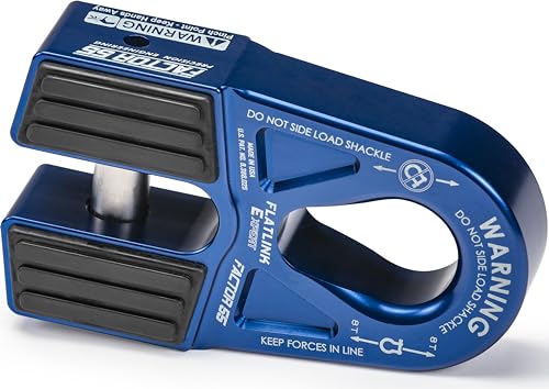 Factor 55 Flatlink E Closed Winch System, Compatible with All Roller Fairlead License Plate Brackets - Blue by Factor 55 - Used condition - US$109.94