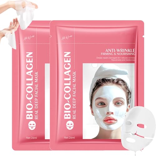 Masque De Collagène Bio Anti-Rides, Masque...