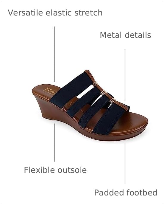 Image of ITALIAN Shoemakers Women's Clover Wedge Sandal | Party Sandals