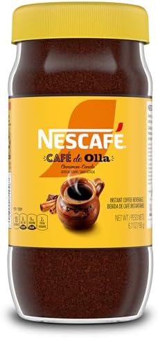 Nescafe Cafe De Olla Instant Coffee, Cinnamon 6.7 Ounce Jar