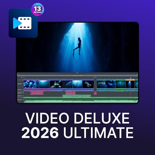MAGIX Video deluxe 2026 Ultimate: Le montage vidéo pour tous | Programme d'édition vidéo | Éditeur vidéo | pour Windows 10/11 PC | 1 licence de...