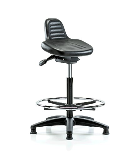 🛒 Crazy Deals Perch Polyurethane Sit Stand with Stationary Caps and Footring | Workbench Height (21 to 31 inches) for Standing Desks and Production Lines | 300 Pound Capacity Super Big Clearance! Perch Polyurethane Sit Stand with Stationary Caps and Footring | Workbench Height (21 to 31 inches) for Standing Desks and Production Lines | 300 Pound Capacity