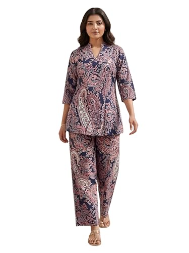 Image of Leriya Fashion Kurta Sets for Woman | Co ord Set for Women Stylish | Kurti Set for Woman | Short Kurti for Women | Kurtis | Ethnic Jaipuri Straight Kurta Set with Palazzo Pants | Salwar Suit for Party Outfits