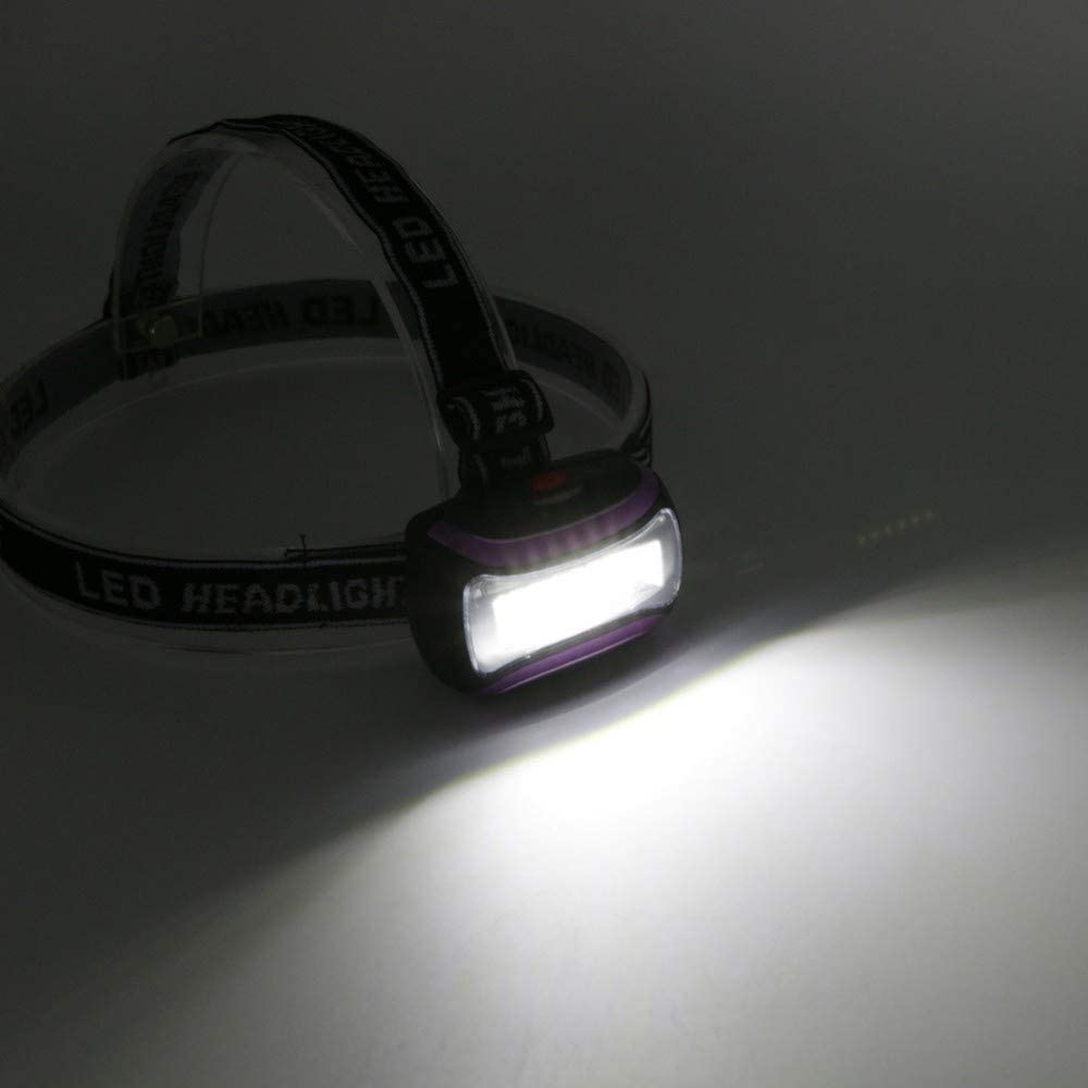 Latarka czołowa, latarka czołowa, mini 3 tryby wodoodporna latarka czołowa 6LED latarka czołowa kempingowa latarka czołowa z opaską na głowę do nocnego wędkowania na zewnątrz