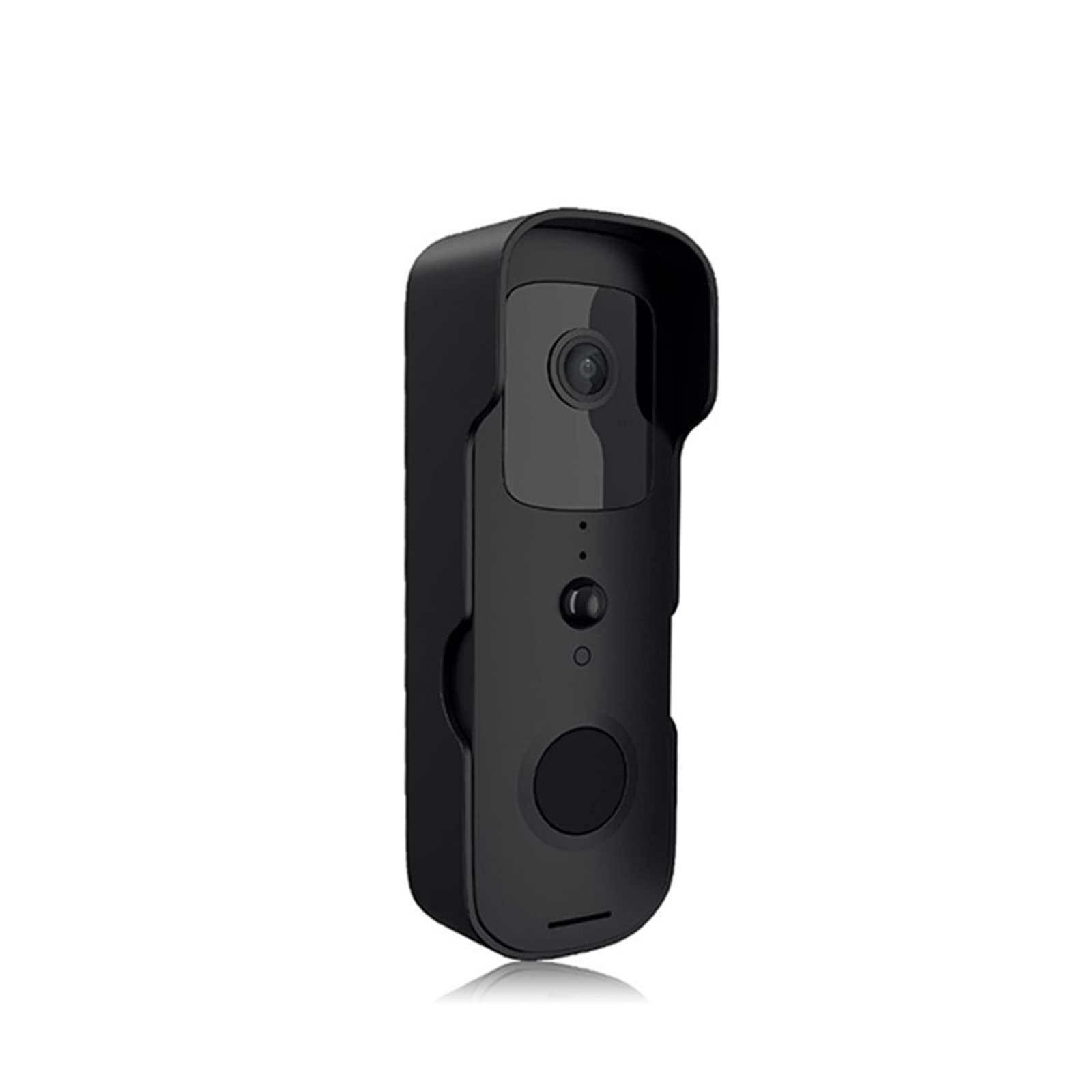Tuya Smart Video Campanello Telecamera IP Telecamera for Campanello Senza Fili for Esterni Telecamera di Protezione for la Sicurezza Domestica Intelligente(Noir,with Bell)