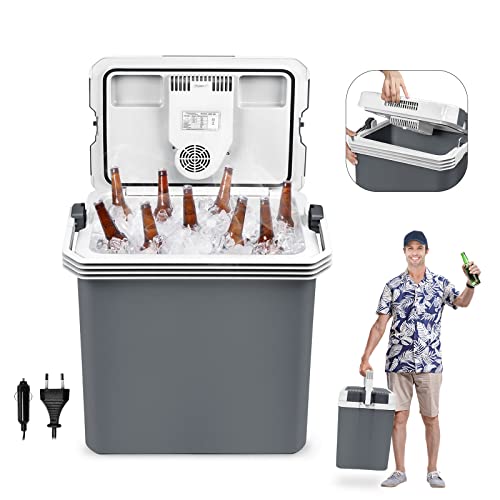 YARDIN 30L tragbare elektrische Kühlbox Kühlboxen Mini-Kühlschrank, 12...