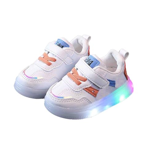Childrens Glitter Sneakers with Strap Cute Lightweight Walking Sport Shoes Kids Boys Girls No Lace Non Slip Sneakers