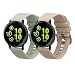 Produktbild kwmobile 2X Sportarmband kompatibel mit Garmin vivoactive 5 / Active 5 Armband - Fitnesstracker Band Set aus TPU Silikon