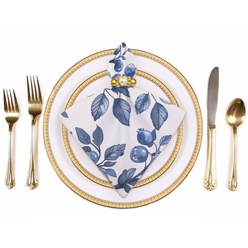 Servilletas de Tela con Patrón Floral Azul 2 PCS miniatura 3
